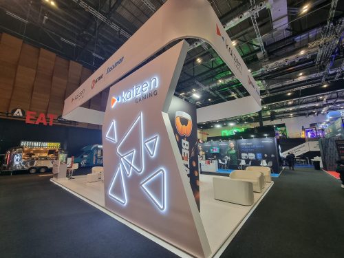 Stand expozițional Kaizen Gaming la iGB London, realizat de HT Design – foto 4