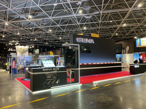 Stand expozițional Sena Technologies la S2R Lyon, realizat de HT Design – foto 5