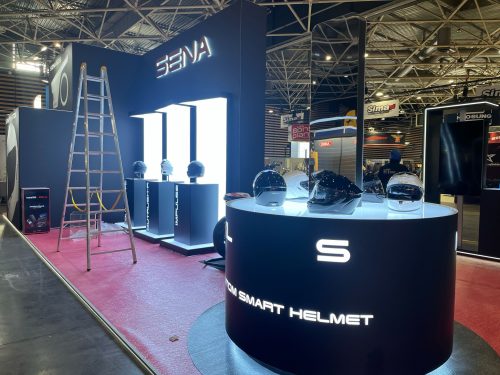 Stand expozițional Sena Technologies la S2R Lyon, realizat de HT Design – foto 4