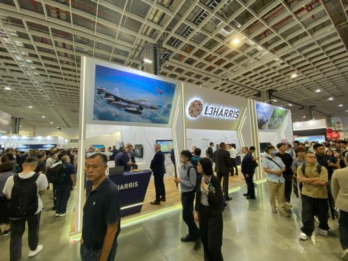 stand expozitional personalizat L3Harris expozitie TADTE Taipei 2025