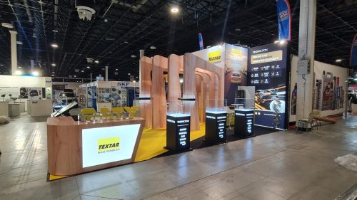 Stand expozițional Textar la UNIX Budapesta, realizat de HT Design – foto 2