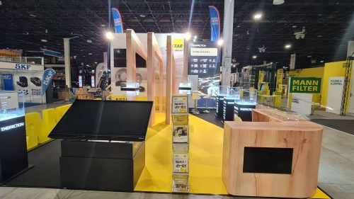 Stand expozițional Textar la UNIX Budapesta, realizat de HT Design – foto 4